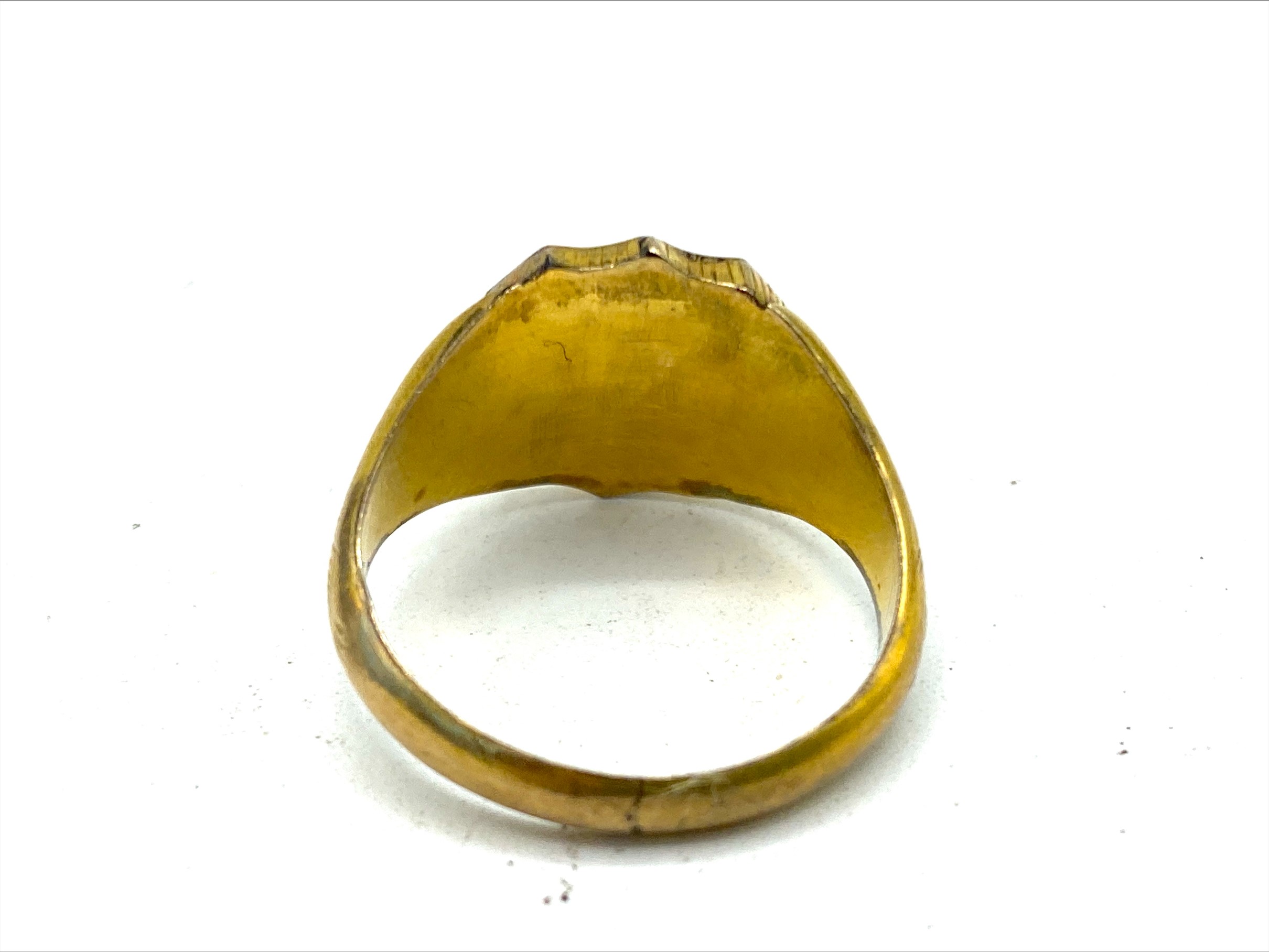 Victorian 9ct gold signet ring - Image 5 of 6