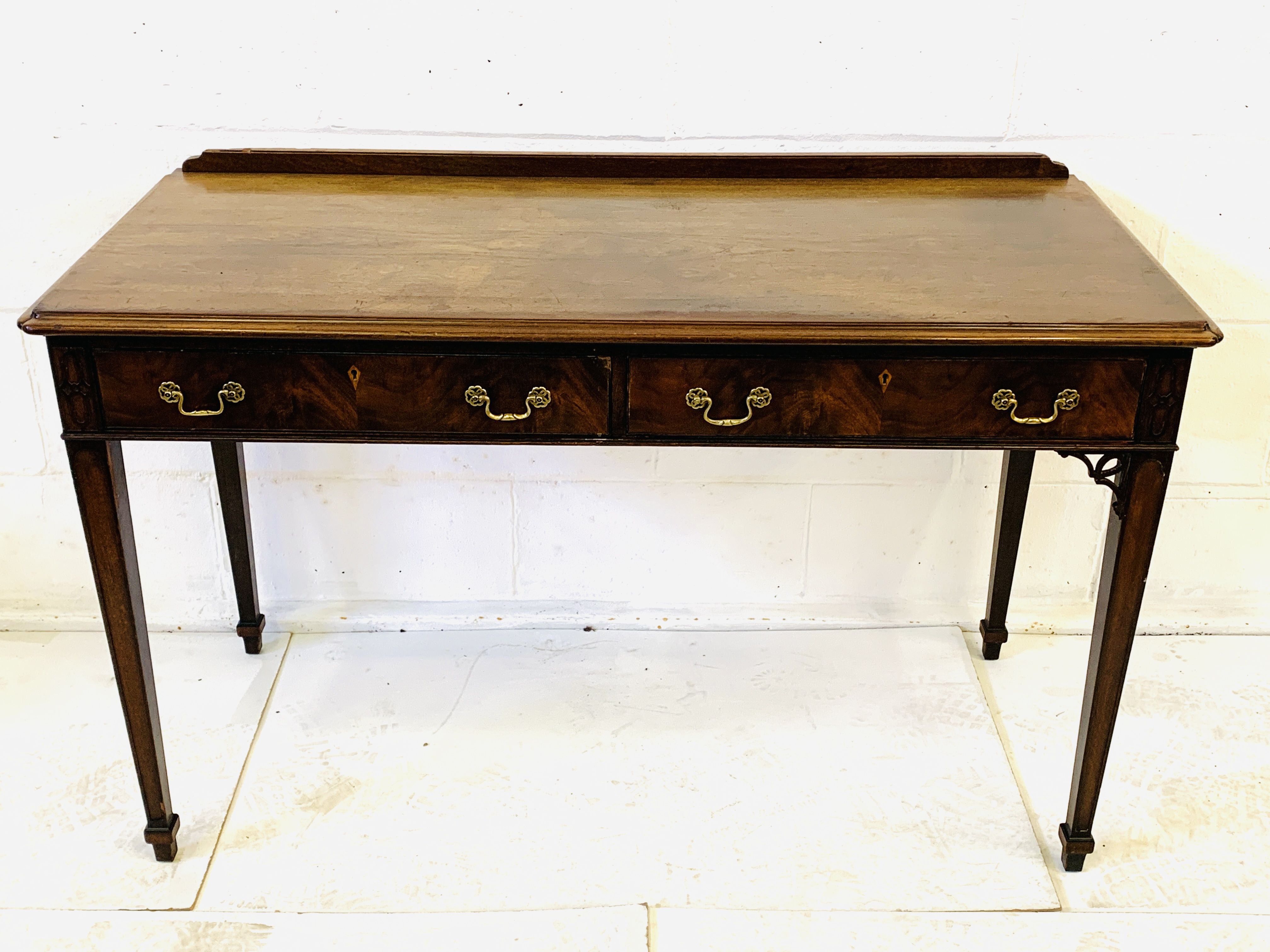 Mahogany writing table