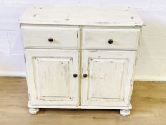 Painted pine sideboard