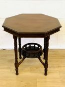 Mahogany occasional table