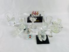 Collection of glass models