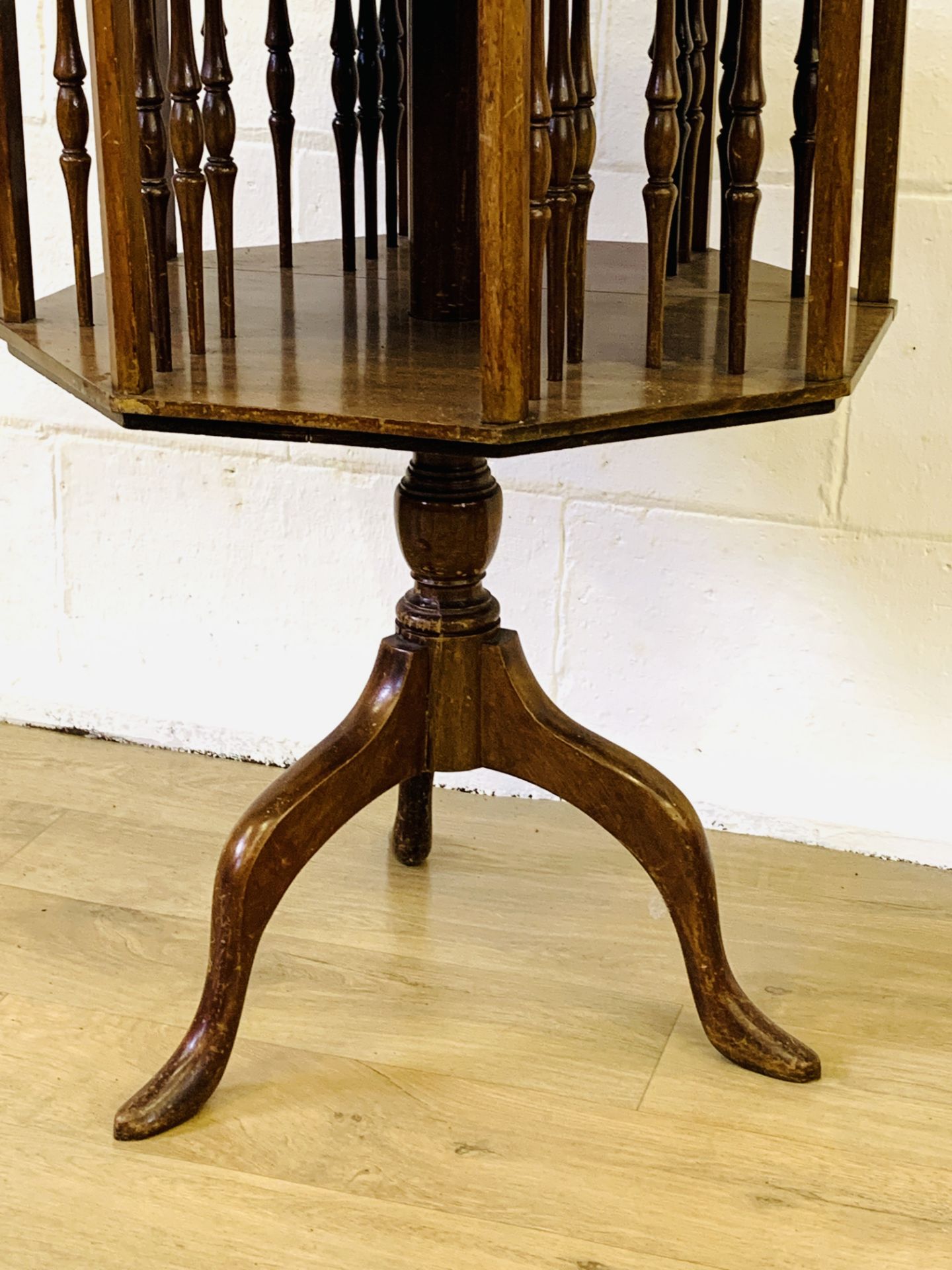 Mahogany revolving bookcase - Image 3 of 4