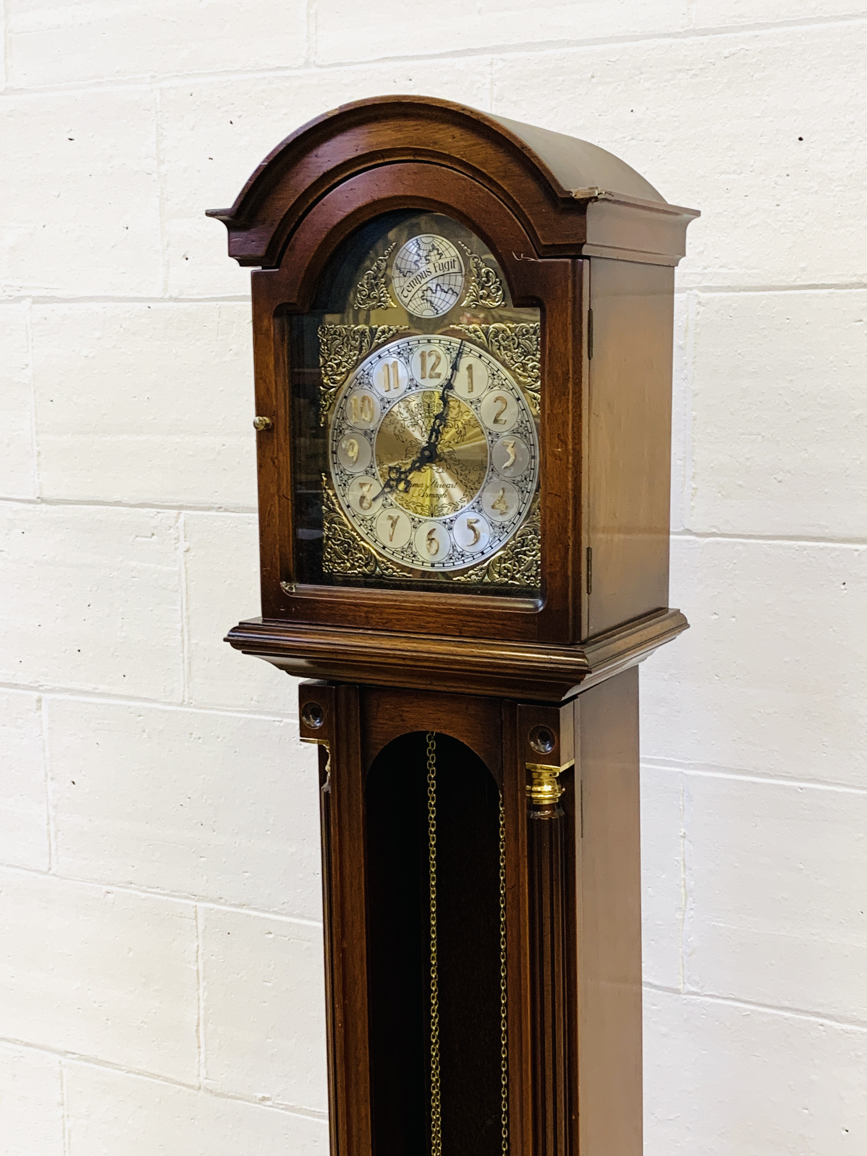 Mahogany long case clock - Image 4 of 5