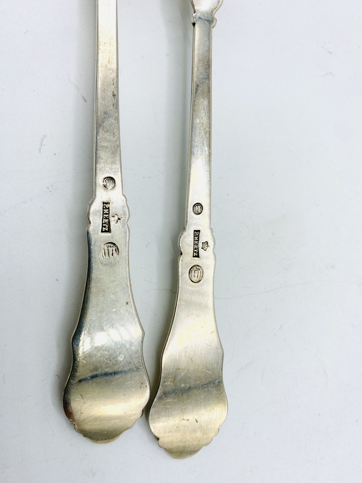 8 piece silver fish cutlery setting by Peter Hertz Of Denmark - Image 6 of 6