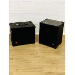 Two YS-112 PA speakers