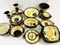 A quantity of Philippa Lee tableware