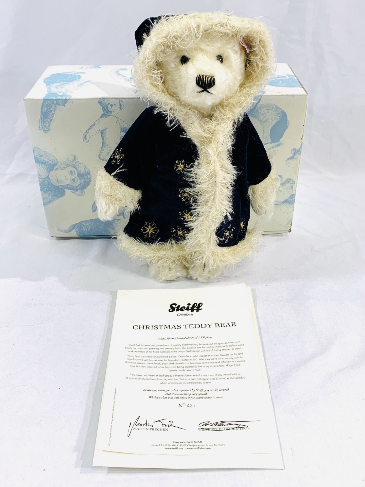 Musical Steiff teddy bear