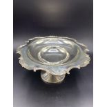 Silver dish on stand, 1926