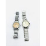 Rolex Oyster manual wind wrist watch, together with a 'Roidor' manual wind wrist watch