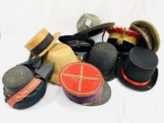 A collection of hats