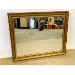 Gilt frame wall mirror