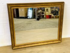 Gilt frame wall mirror