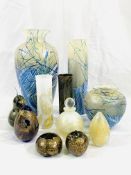 A collection of Isle of Wight glass