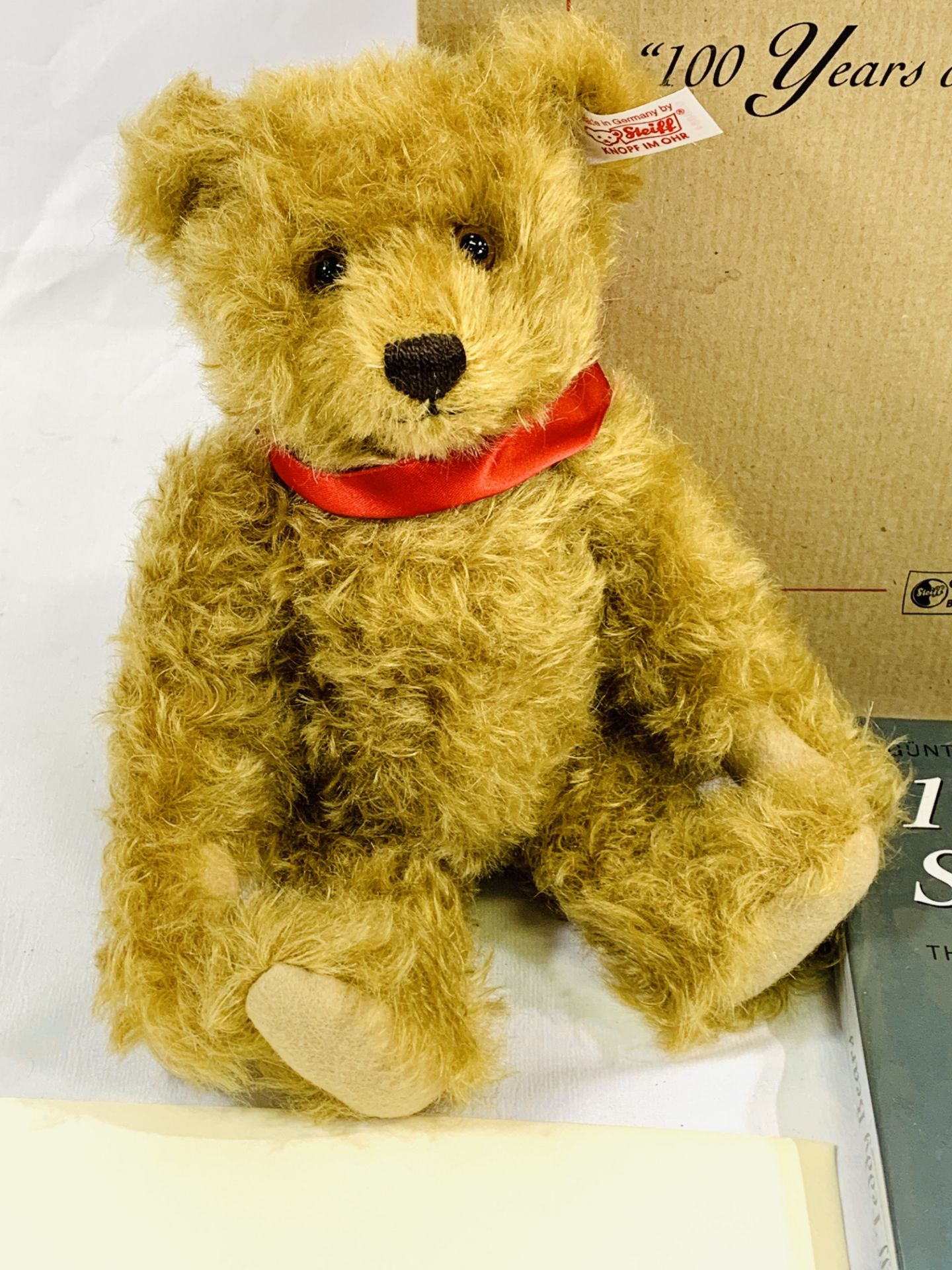 A Steiff 'Teddy Bear with Book' - Bild 3 aus 3