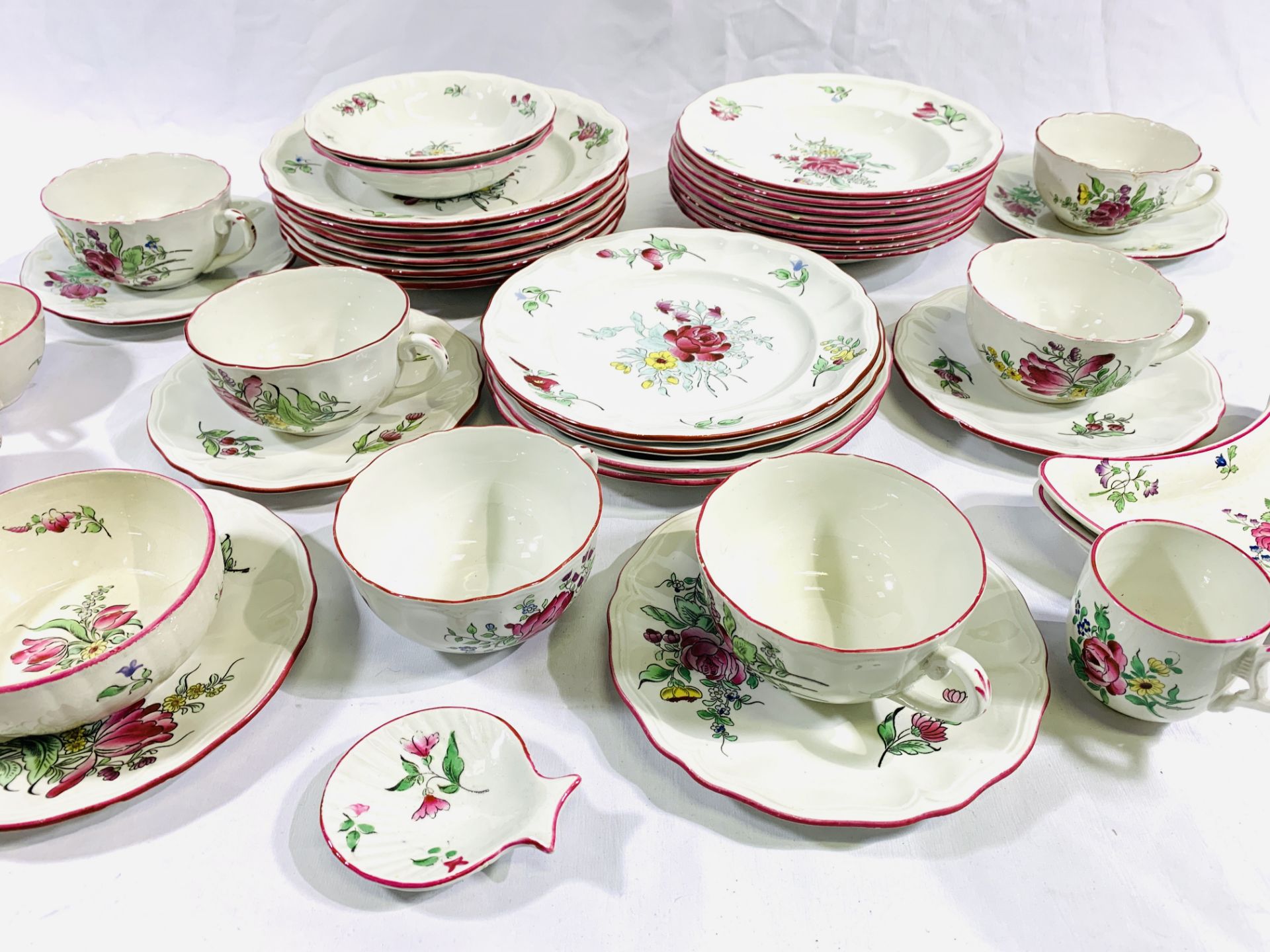 A Luneville part dinner service - Image 5 of 5