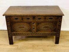 19th century oak chest