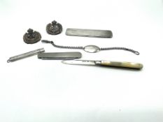 WW1 Royal Engineers memorabilia and a collection of pocket knives