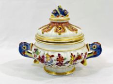 Meissen lidded pot