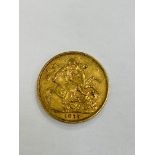 1875 Victorian sovereign.