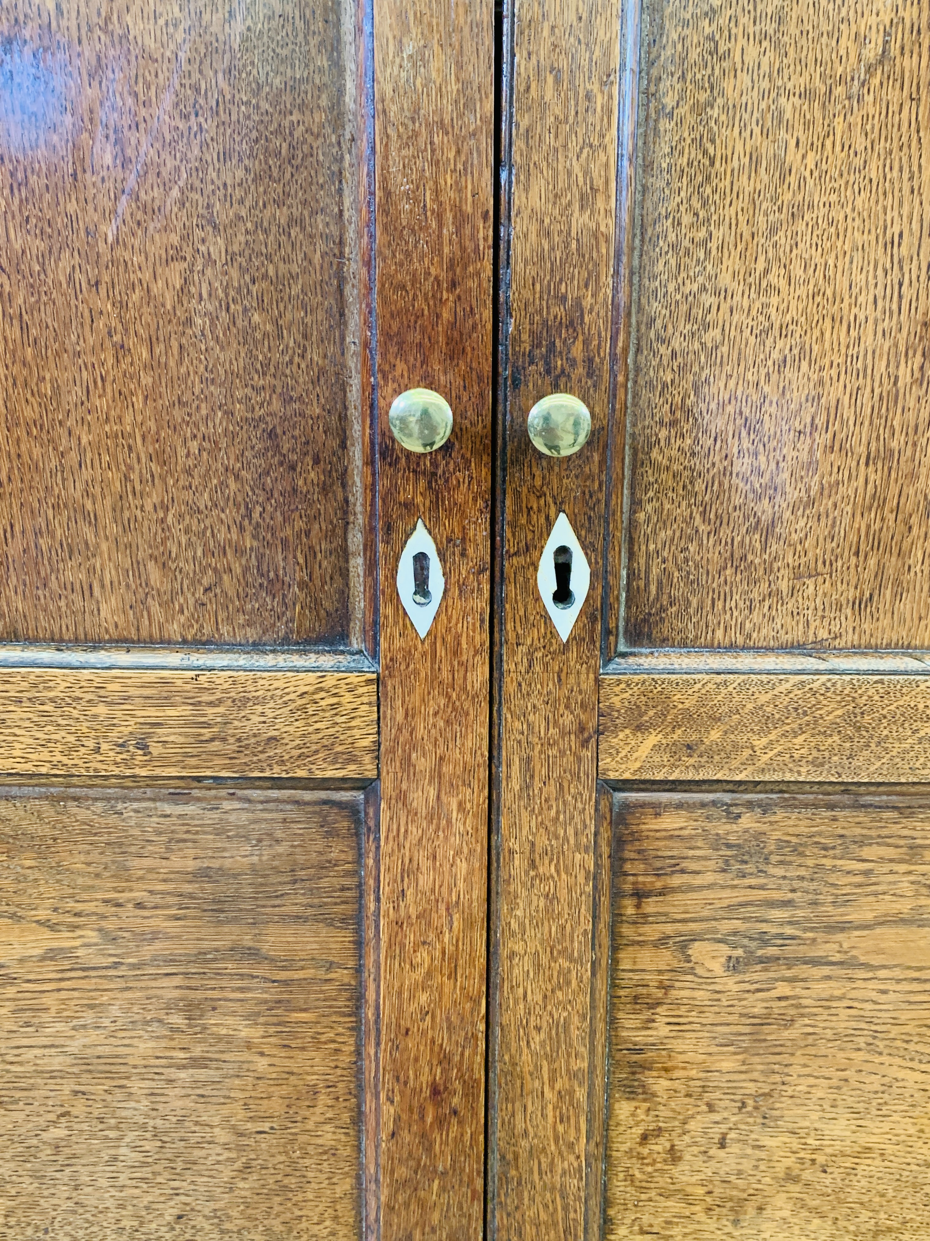 Mahogany floor standing corner cupboard - Image 6 of 7