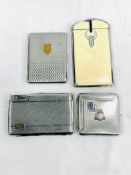 Four cigarette cases