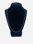 Long 9ct gold chain