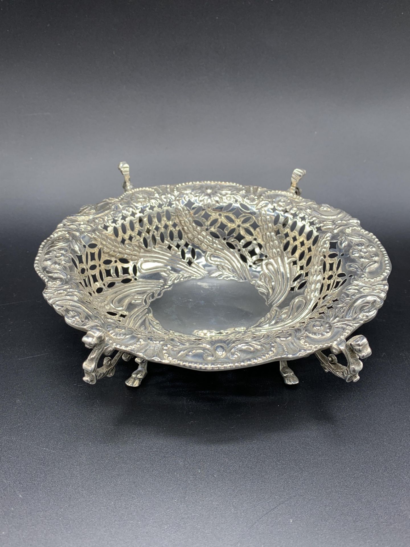 Victorian silver basket, 1892 - Image 2 of 4