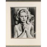 Signed photograph of Brigitte Bardot