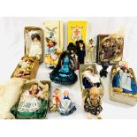 A collection of dolls