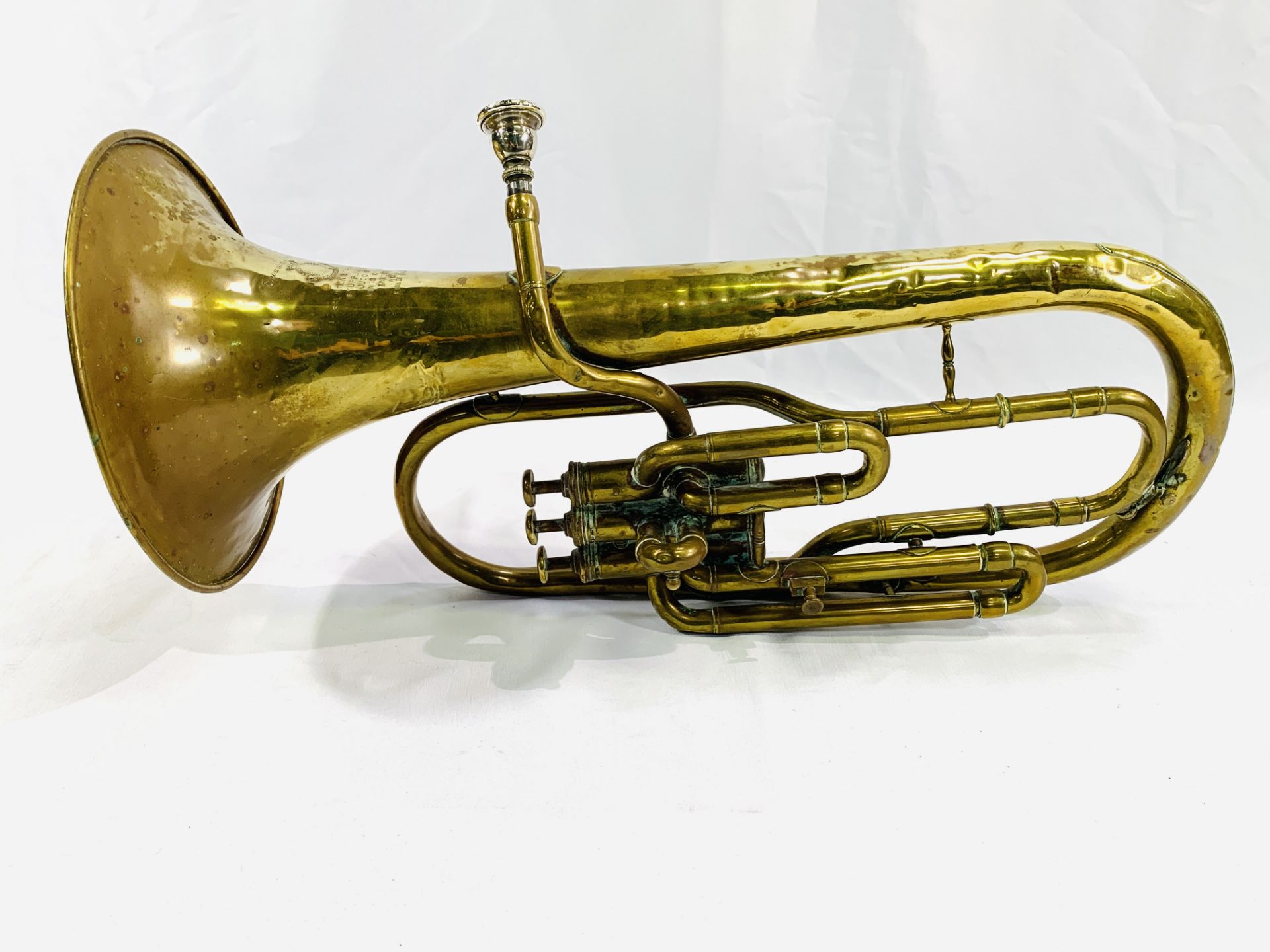 A brass tuba - Image 2 of 5