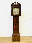 Irish 19th Century mahogany long case clock