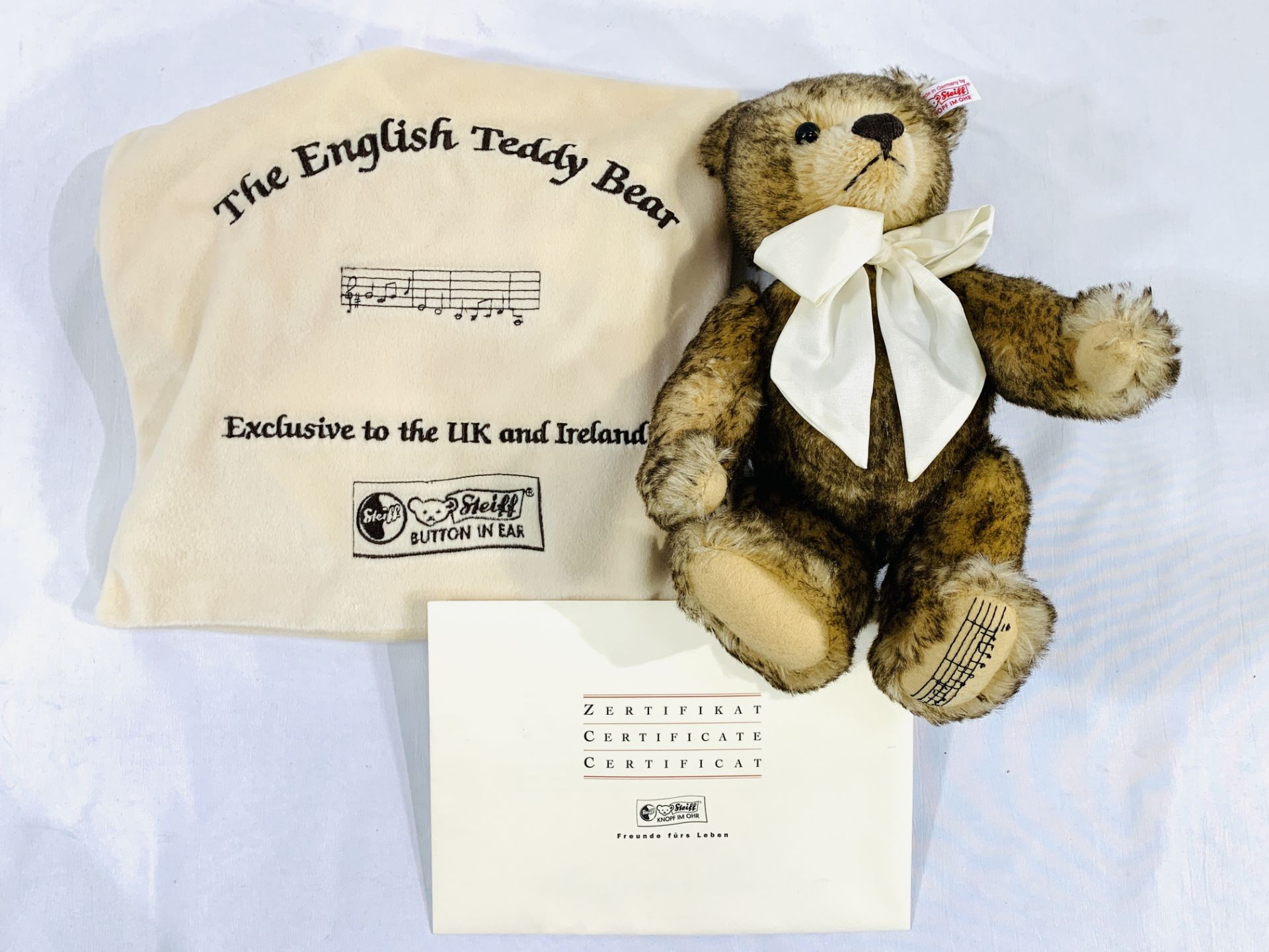 Musical Steiff teddy bear - Image 2 of 3
