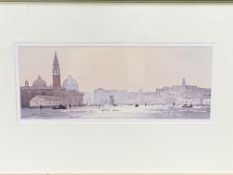 Watercolour of Venice, signed Gareth C. Thomas