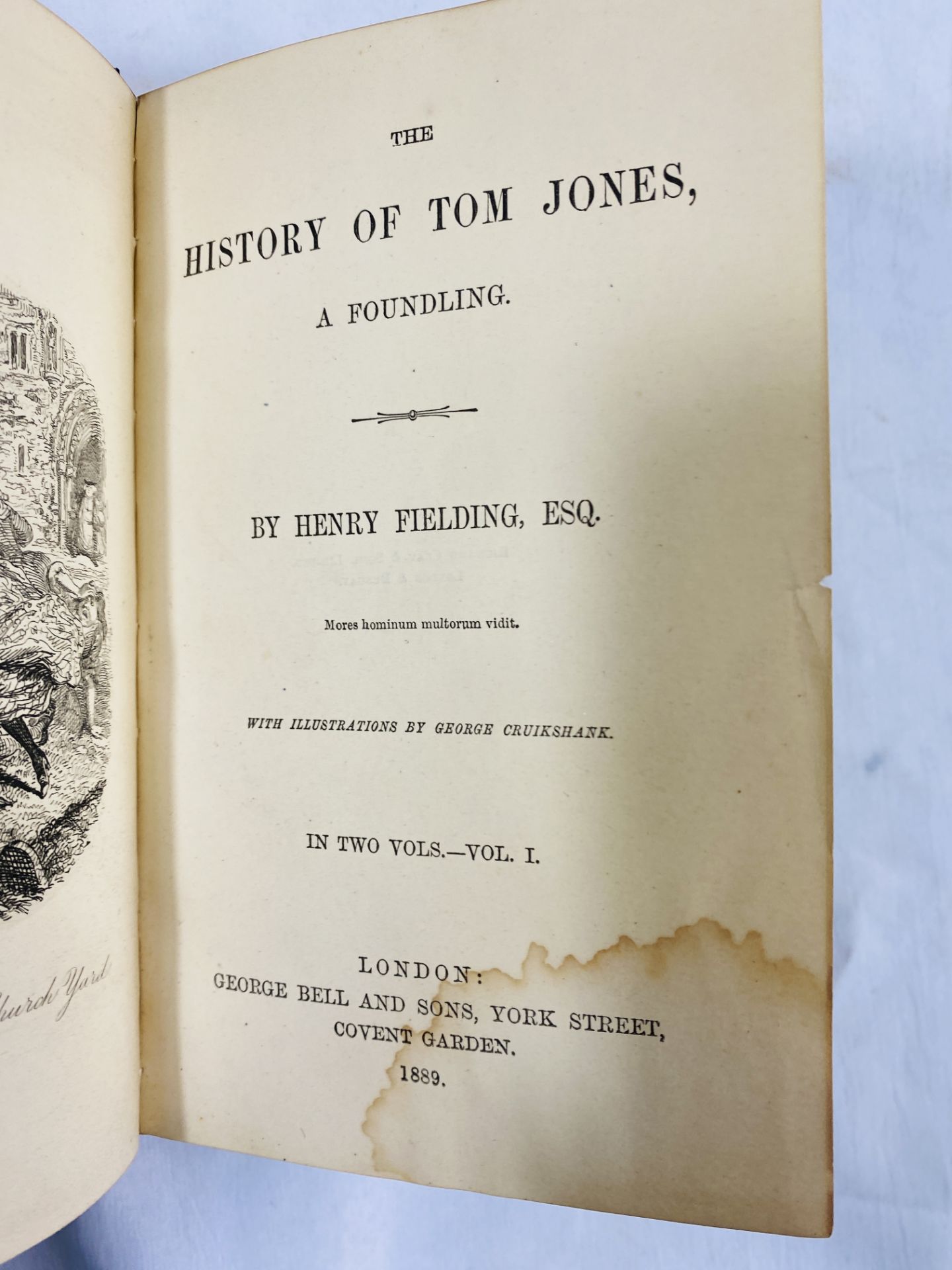 Tom Jones by Fielding, 1889 - Image 3 of 5