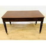 Mahogany writing table