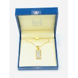 Royal Mint 9ct gold and diamond Royal Diamond Wedding ingot