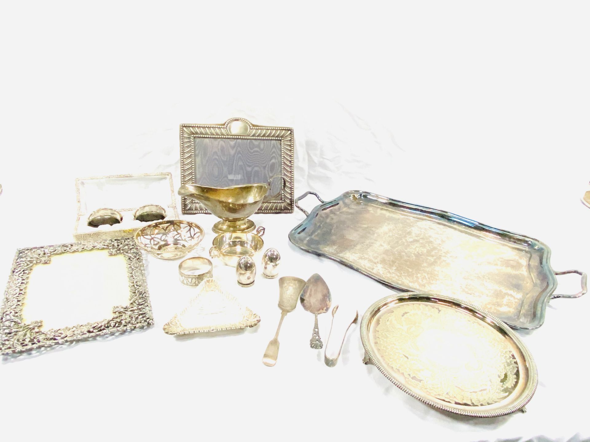 A quantity of silver plate