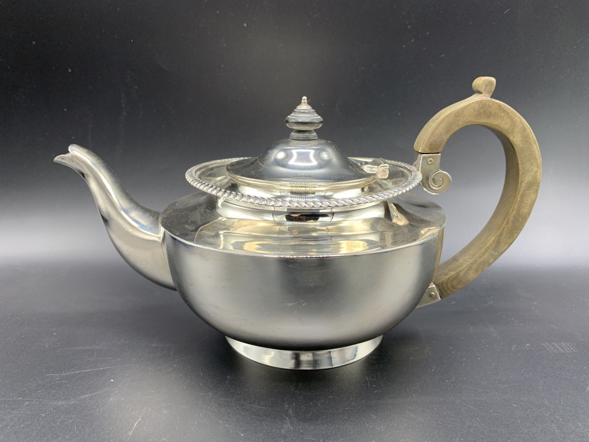 Victorian silver teapot, 1893 - Image 5 of 5