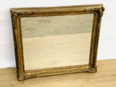 Gilt frame wall mirror