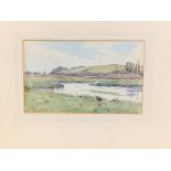 Watercolour of the River Test