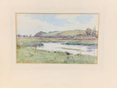 Watercolour of the River Test