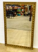 Gilt wood framed wall mirror