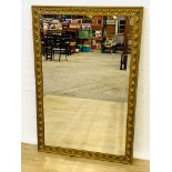 Gilt wood framed wall mirror