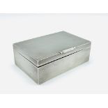 Silver cigarette box, 1964