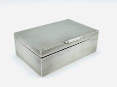 Silver cigarette box, 1964