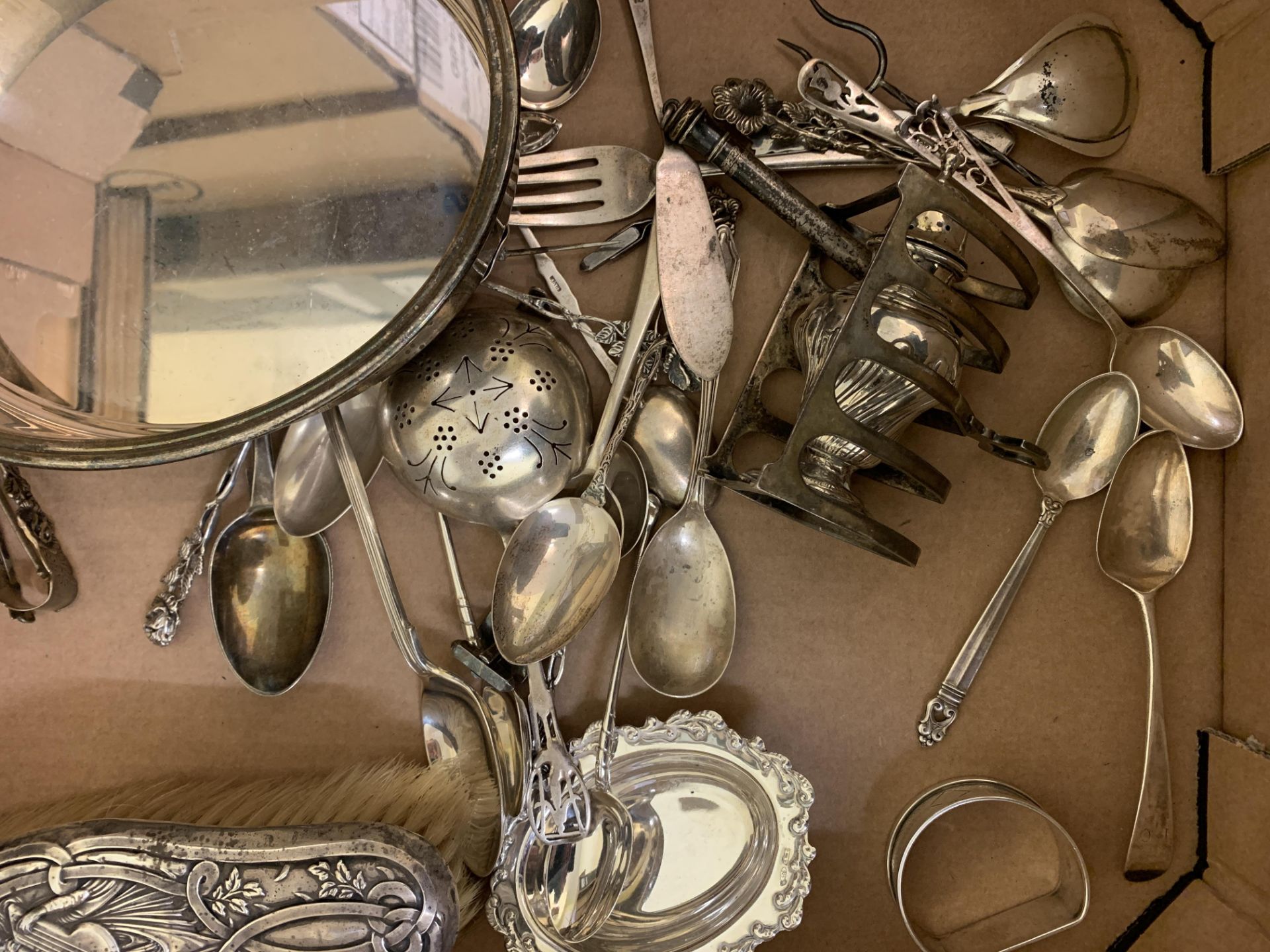 Collection of hallmarked silver