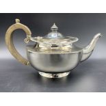 Victorian silver teapot, 1893