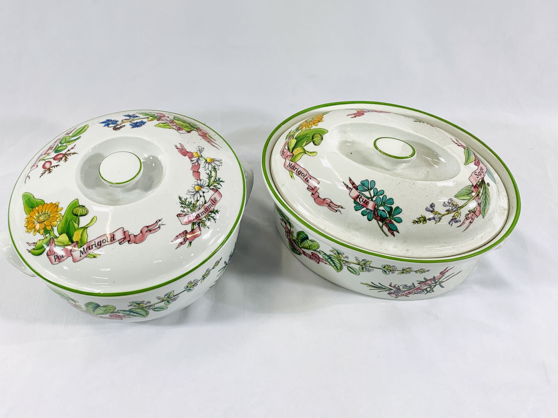 Two Royal Worcester Country Kitchen lidded tureens - Image 5 of 5