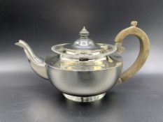 Victorian silver teapot, 1893