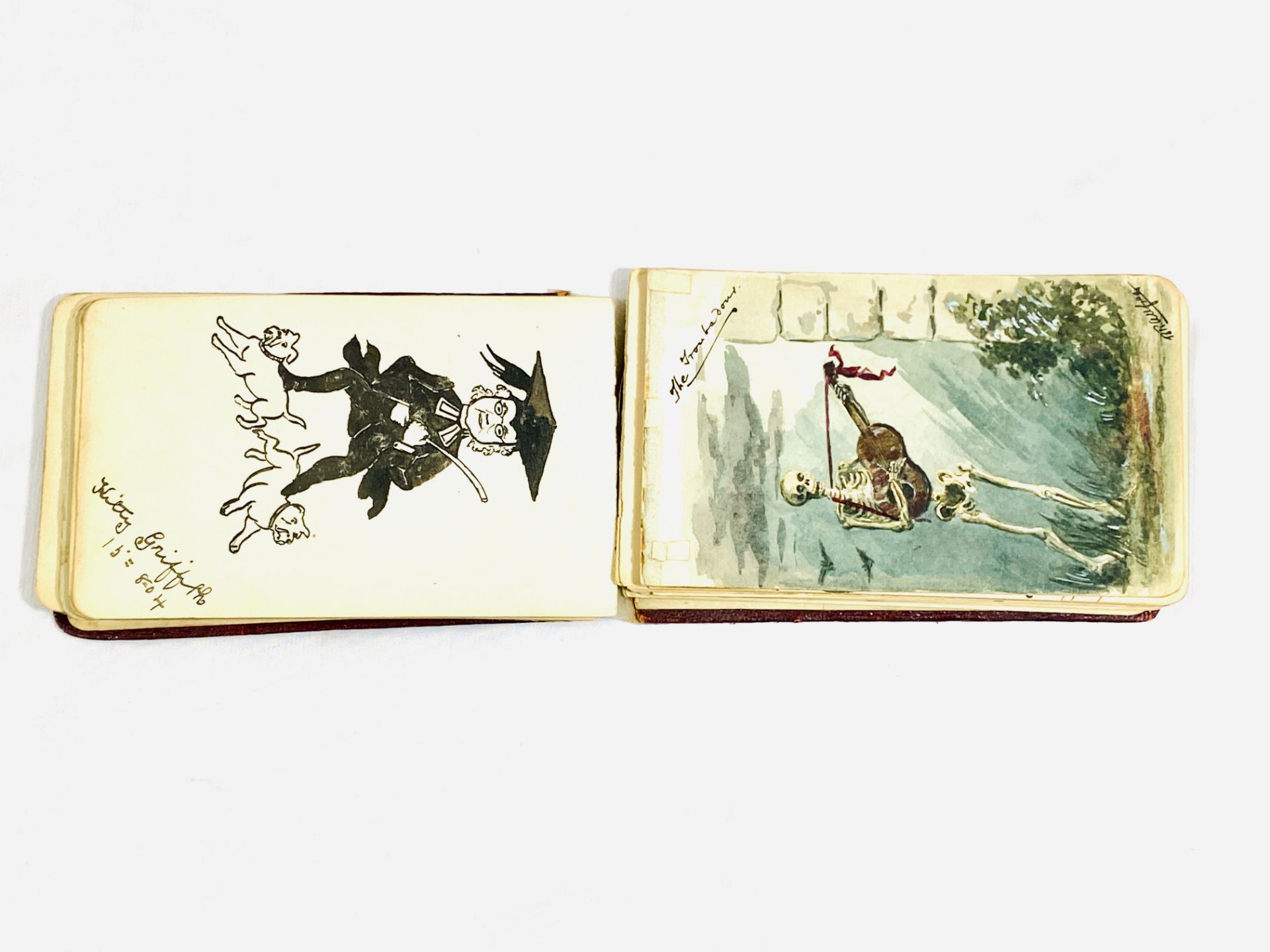 Early 20th century autograph book - Image 3 of 5